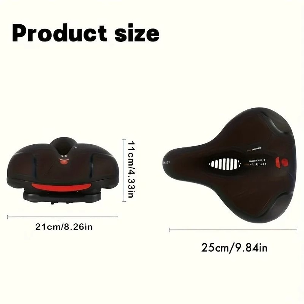 Ultra Soft Hollow Breathable Bike Saddle 2