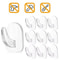 Heavy Duty Transparent Universal Adhesive Hooks 0