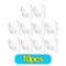 Heavy Duty Transparent Universal Adhesive Hooks 6