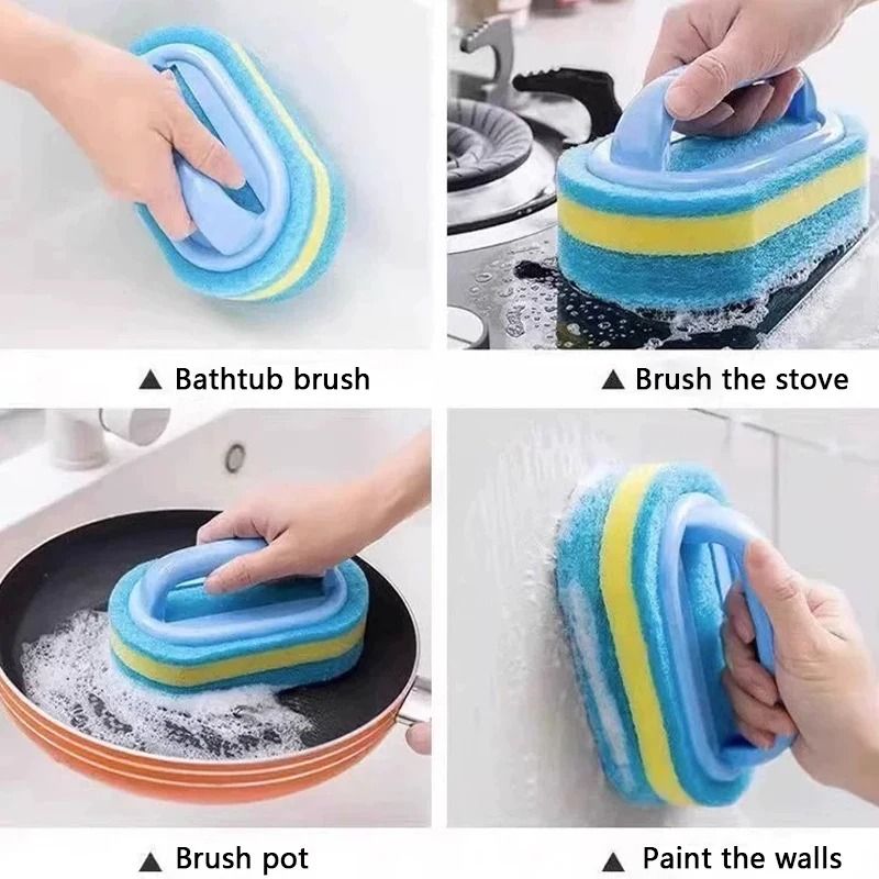 Ergonomic Multi Surface Cleaning Sponge Wand 3