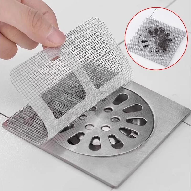 Disposable Mesh Hair Catcher Drain Stickers 0