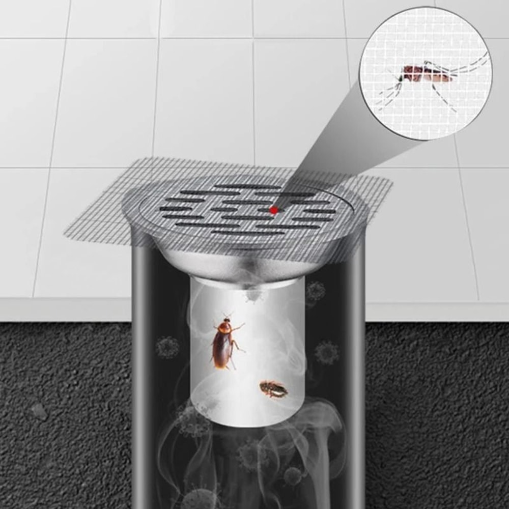 Disposable Mesh Hair Catcher Drain Stickers 2