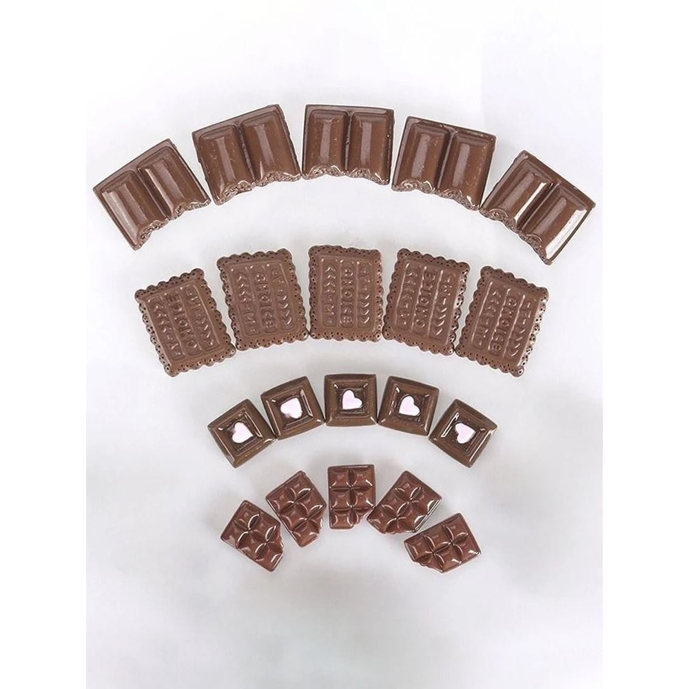 Realistic Miniature Resin Dessert Cabochon Set 2