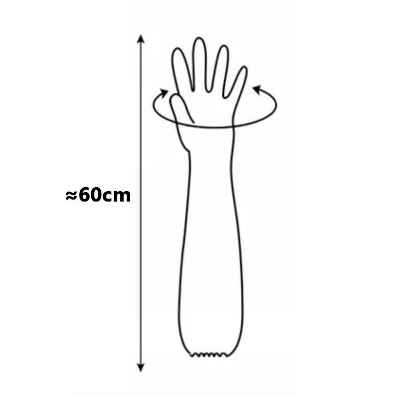 Heavy Duty Extended Disposable Protective Gloves 5