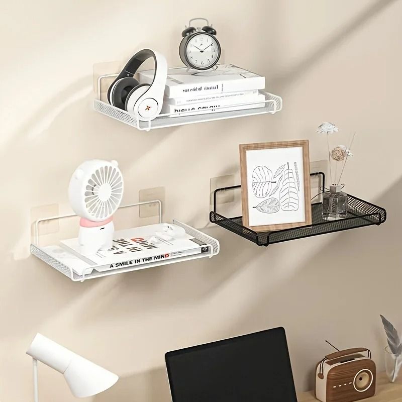 Sleek Stainless Steel Floating Router Shelf 2