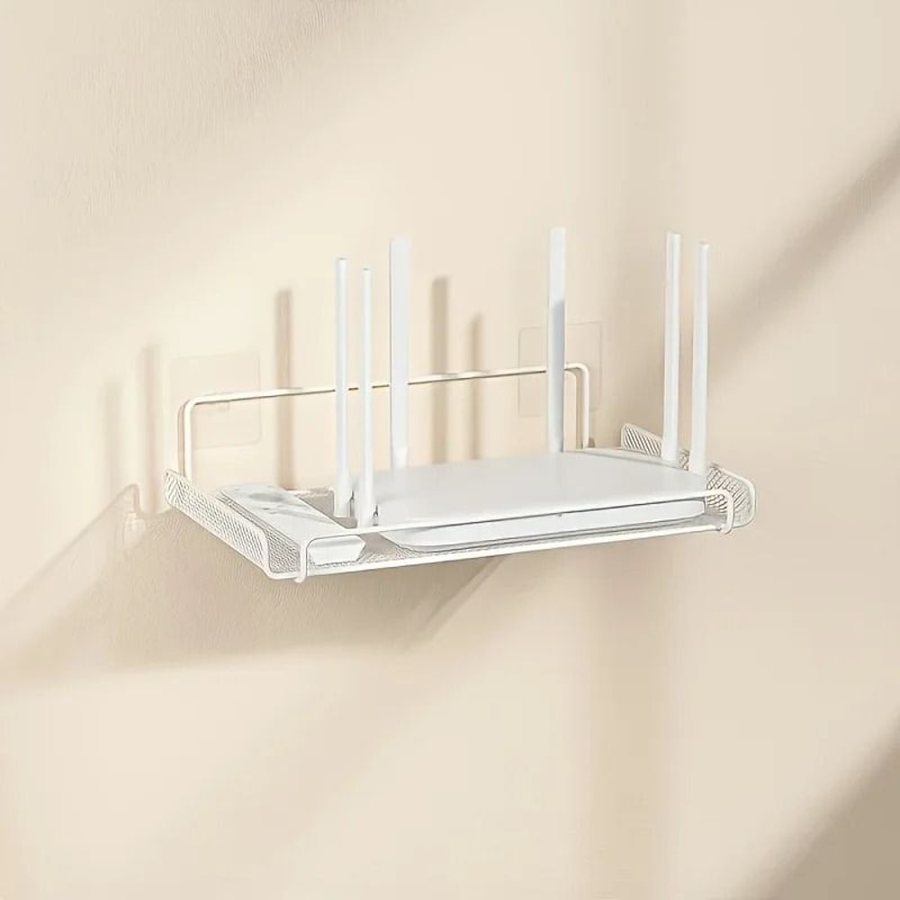 Sleek Stainless Steel Floating Router Shelf 6