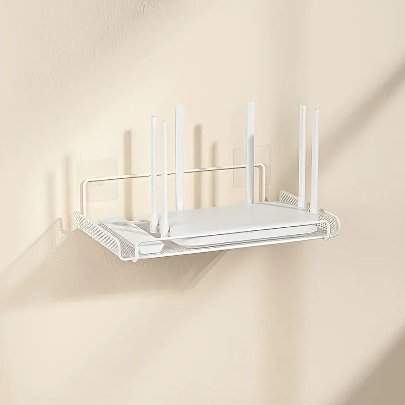 Sleek Stainless Steel Floating Router Shelf 6