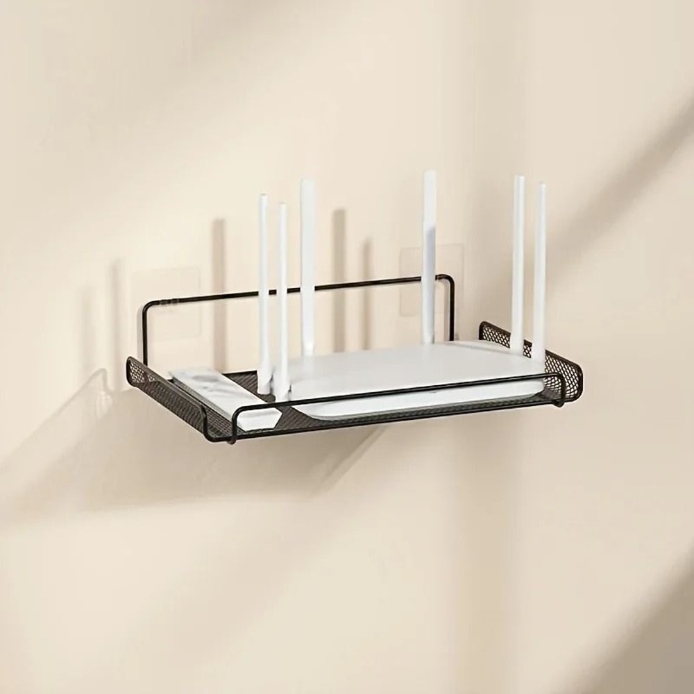 Sleek Stainless Steel Floating Router Shelf 7