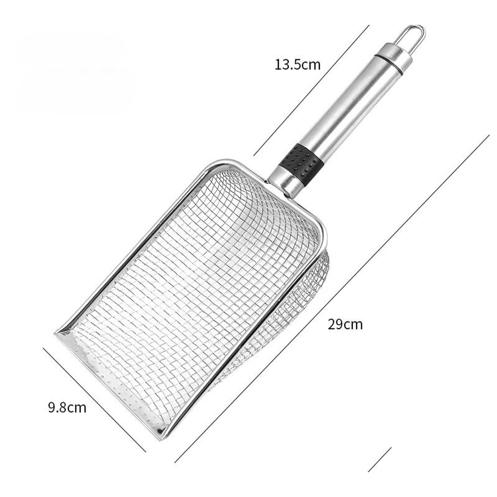 High Strength Stainless Steel Cat Litter Sifter 7