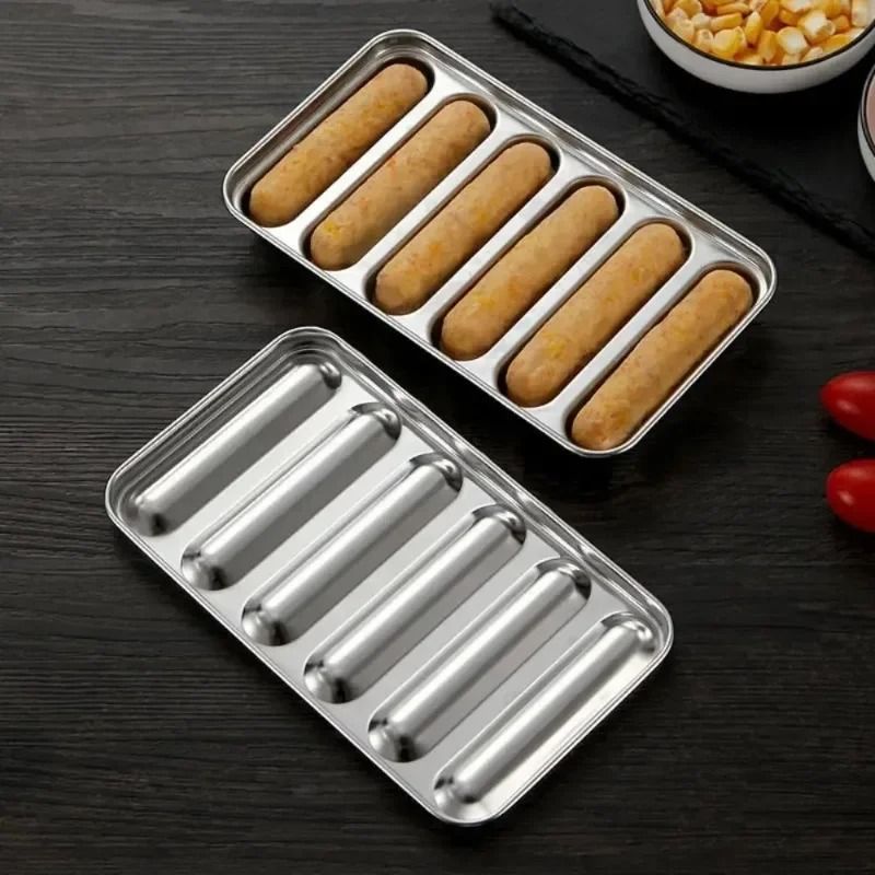 6 In 1 Stainless Steel Sausage And Hot Dog Mold 0