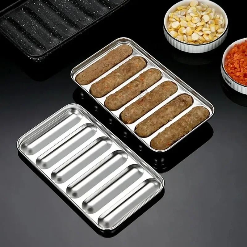 6 In 1 Stainless Steel Sausage And Hot Dog Mold 4