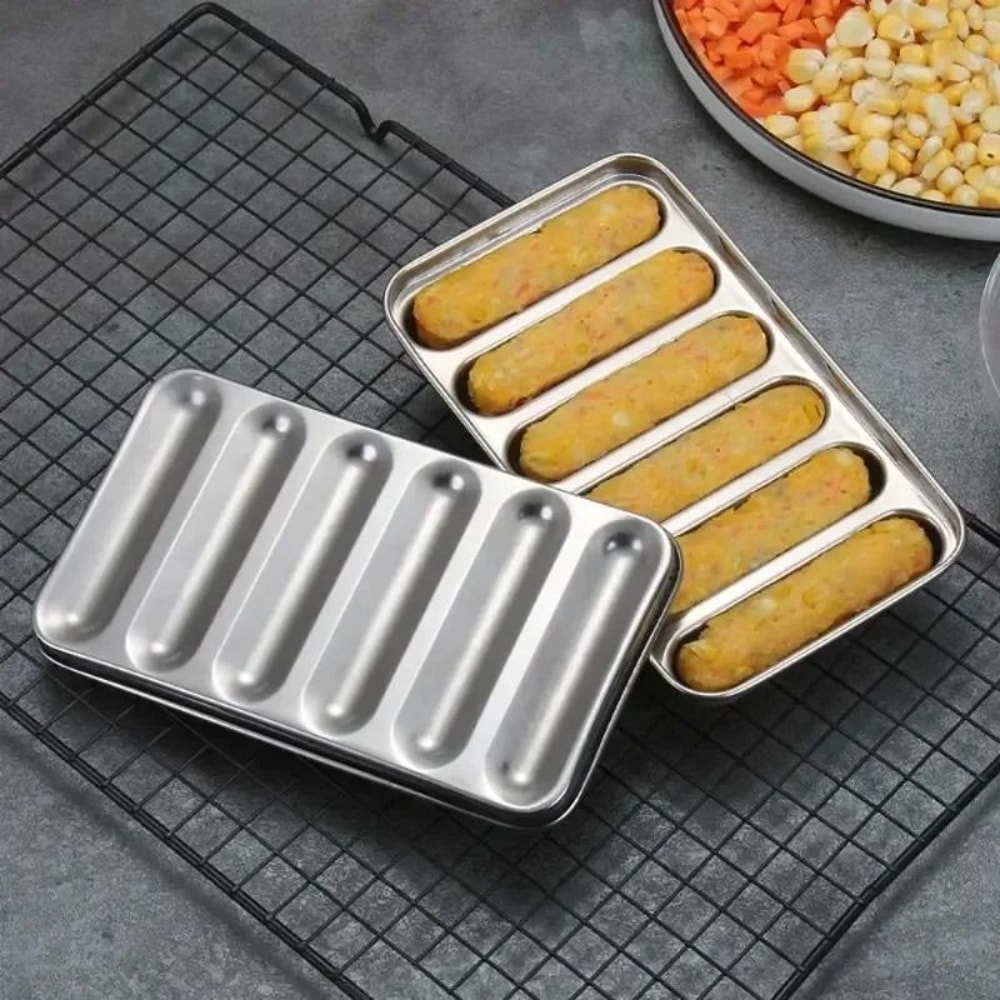 6 In 1 Stainless Steel Sausage And Hot Dog Mold 5