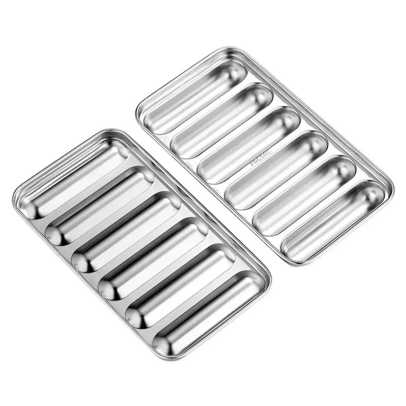 6 In 1 Stainless Steel Sausage And Hot Dog Mold 6