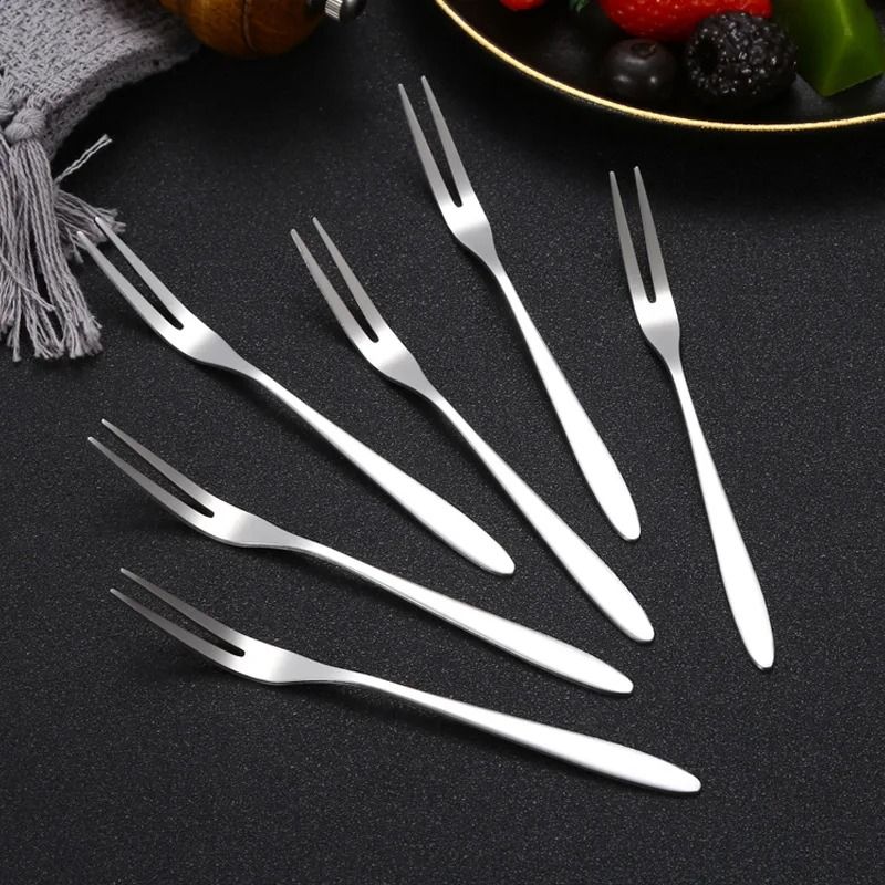 Precision Stainless Steel Watermelon Cube Slicer And Fork Set 7