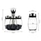 High Clarity Rotating Glass Spice And Seasoning Set 4