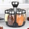 High Clarity Rotating Glass Spice And Seasoning Set 7
