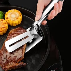 high precision stainless steel multi purpose food tongs