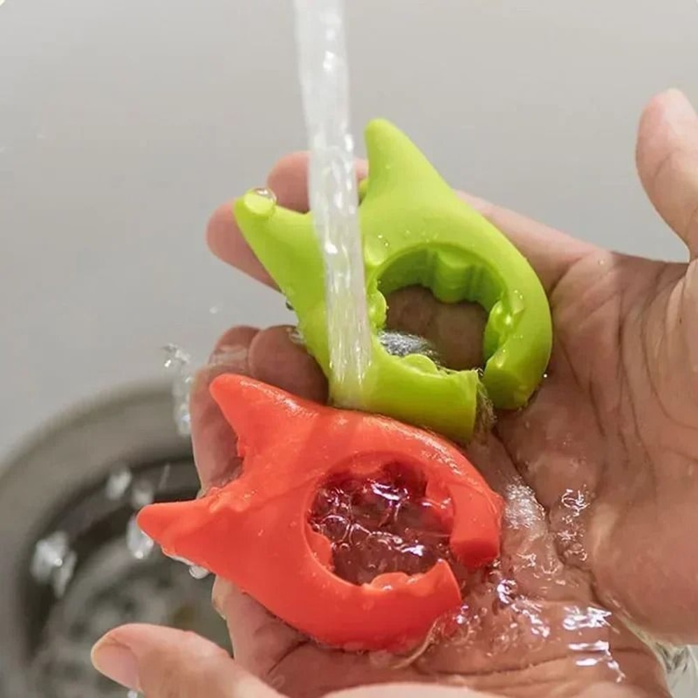 Heat Resistant Silicone Devil Pot Clip And Tool Rest 2