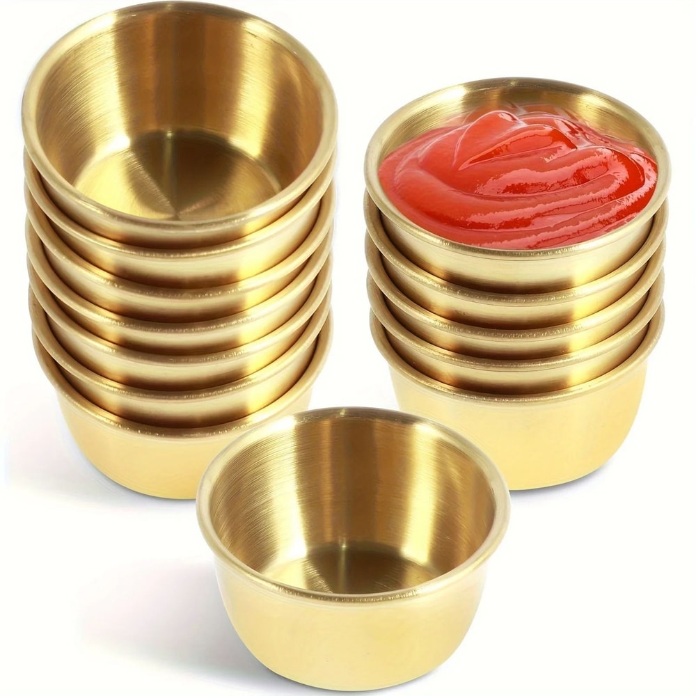 Premium 304 Stainless Steel Mini Dipping And Seasoning Cups 9