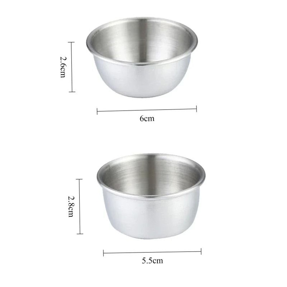 Premium 304 Stainless Steel Mini Dipping And Seasoning Cups 2