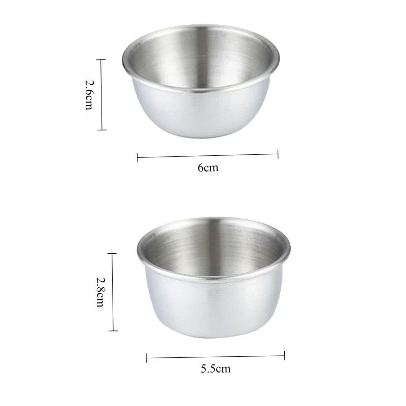 Premium 304 Stainless Steel Mini Dipping And Seasoning Cups 2