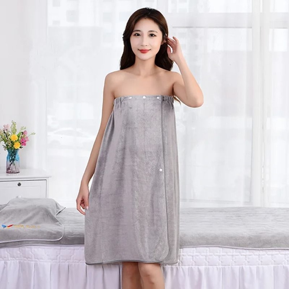 Ultra Soft Microfiber Thick Absorbent Beauty And Spa Robe 6