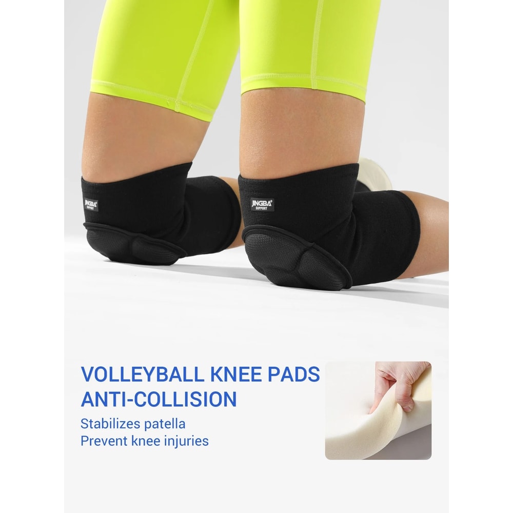 Professional High Impact Padded Sports Knee Sleeves 2