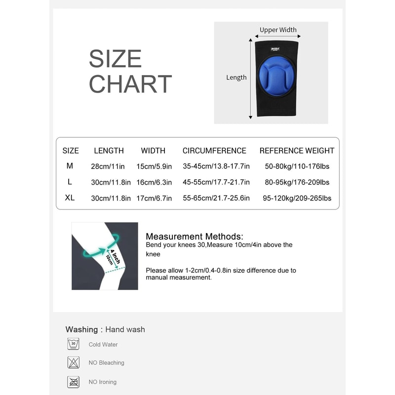 Professional High Impact Padded Sports Knee Sleeves 5