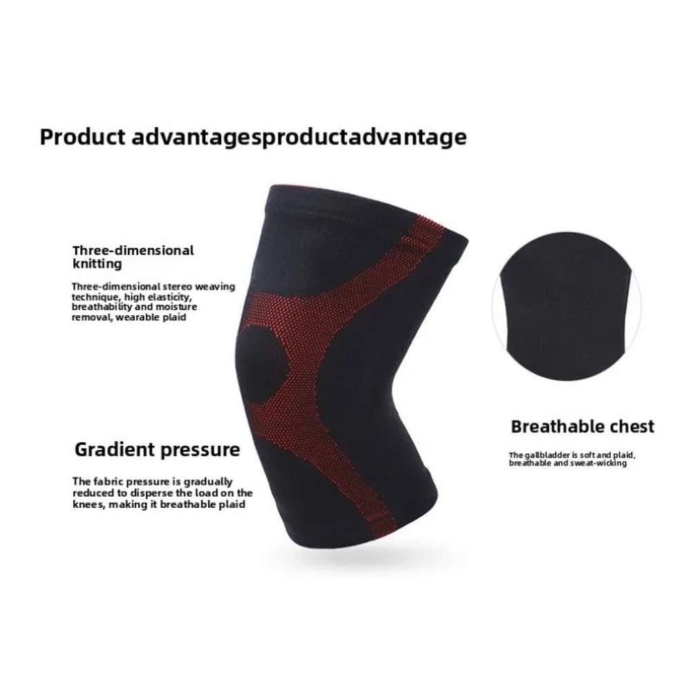 3D High Elastic Precision Knitted Sports Knee Support 2