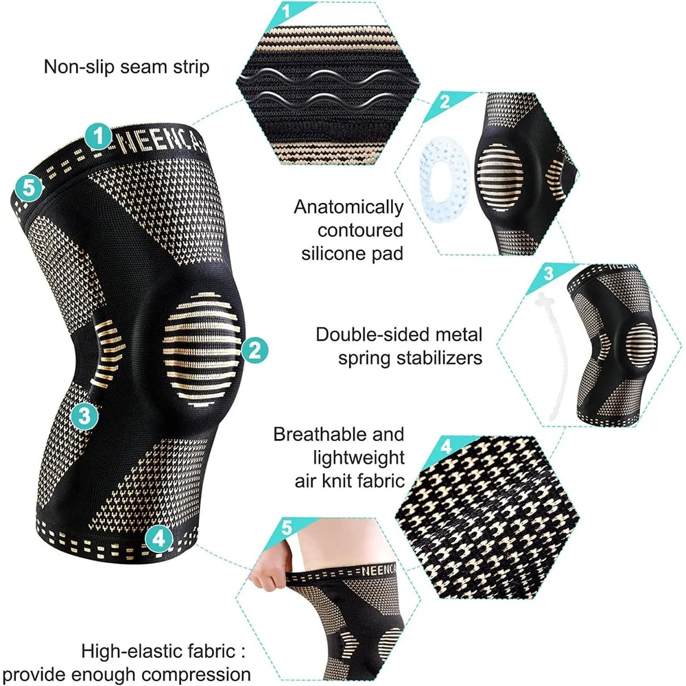 Copper Infused Professional Performance Knee Stabilizer 1