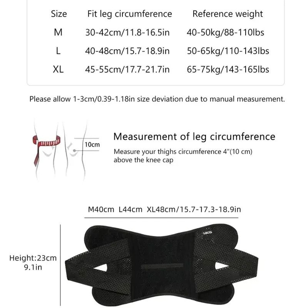Elite Performance Air Mesh Knee Support With Side Stabilizers 4