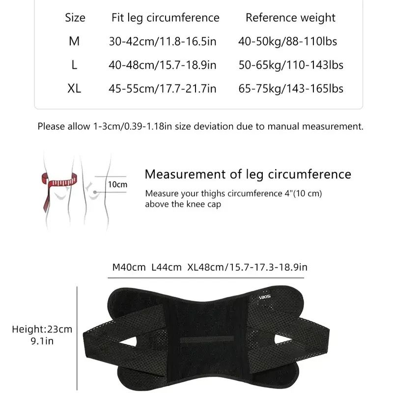 Elite Performance Air Mesh Knee Support With Side Stabilizers 4