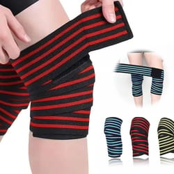 high tension competition grade weightlifting knee wraps
