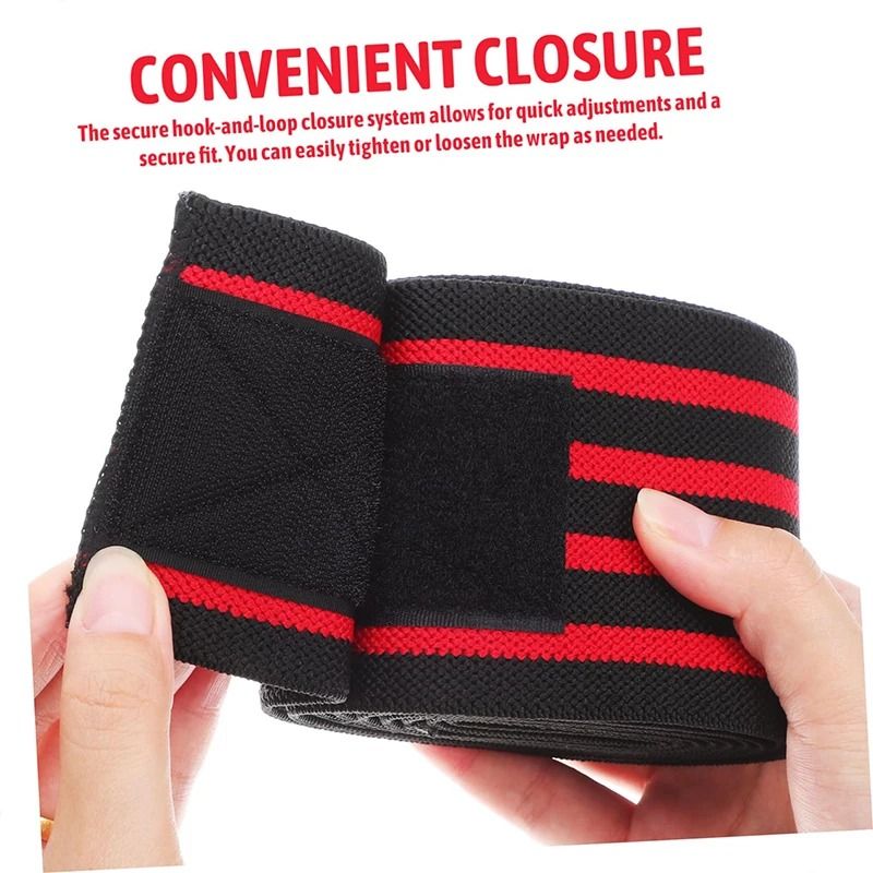 High Tension Competition Grade Weightlifting Knee Wraps 2