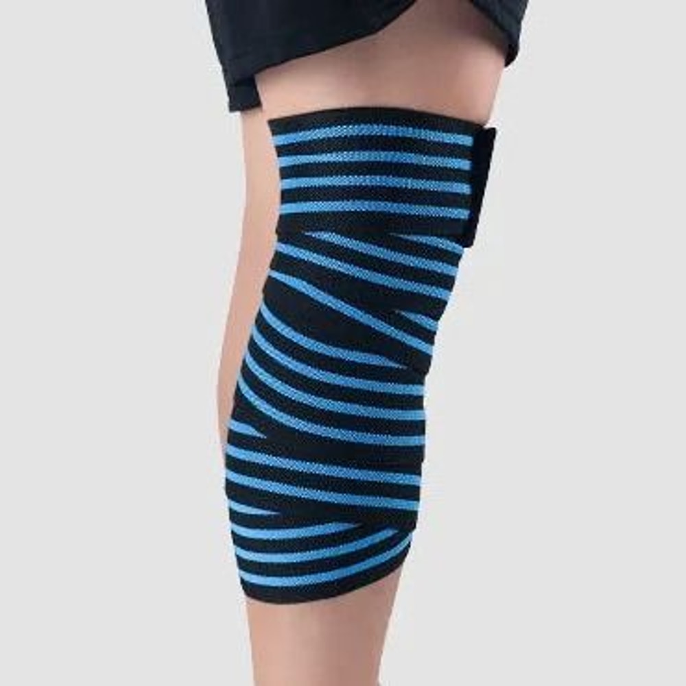 High Tension Competition Grade Weightlifting Knee Wraps 6