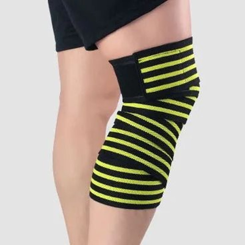 High Tension Competition Grade Weightlifting Knee Wraps 7