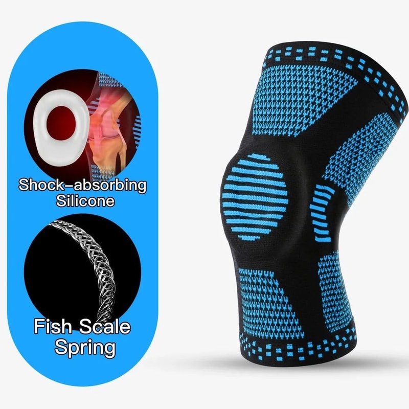 Professional 3D Multi Color High Elasticity Knee Support 8