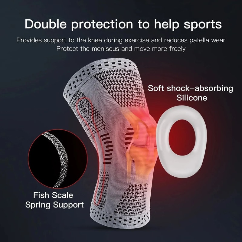 Professional 3D Multi Color High Elasticity Knee Support 1