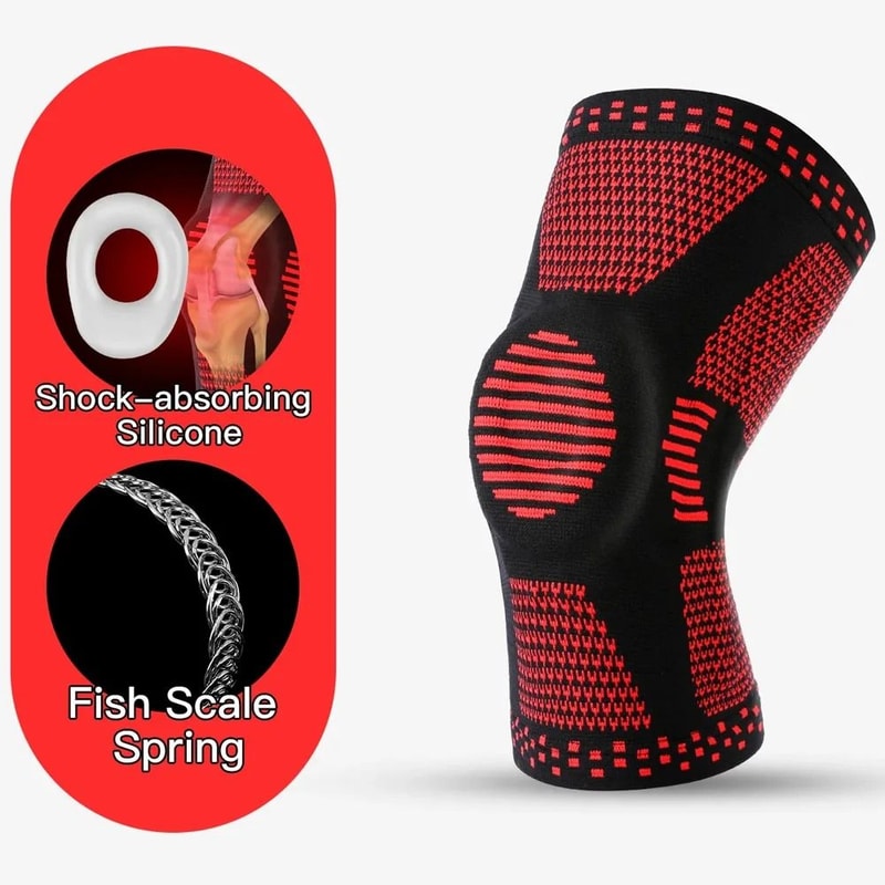 Professional 3D Multi Color High Elasticity Knee Support 6