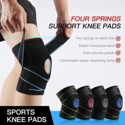 precision compression knee stabilizer with integrated dual strap system