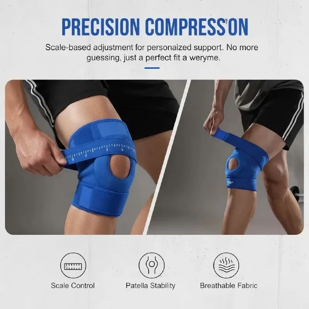 Precision Compression Knee Stabilizer With Integrated Lateral Reinforcement 1