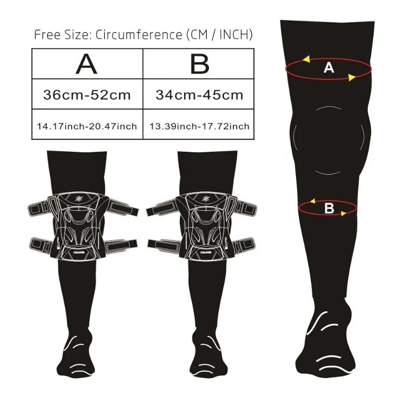 High Impact Moto Shield Knee And Shin Armor 4