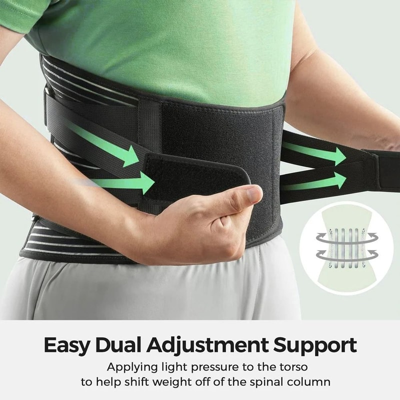 High Stability Lumbar Support And Spine Alignment Belt 1