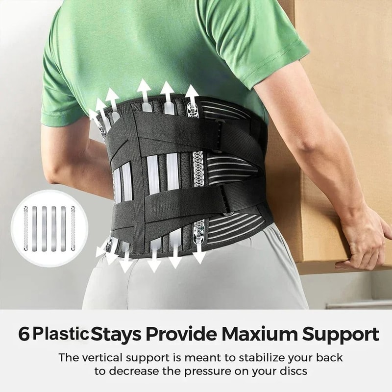 High Stability Lumbar Support And Spine Alignment Belt 2