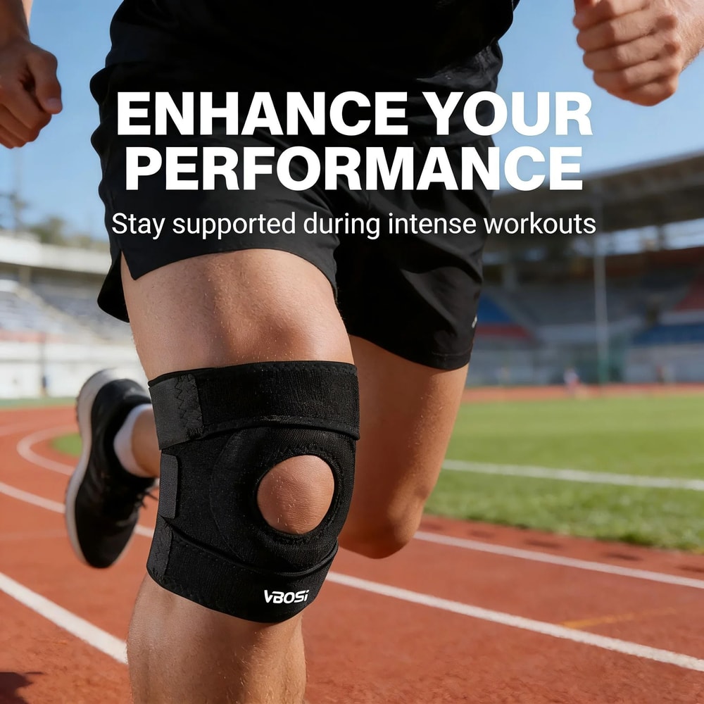 High Stability Orthopedic Joint Stabilizer With Open Patella Support 1