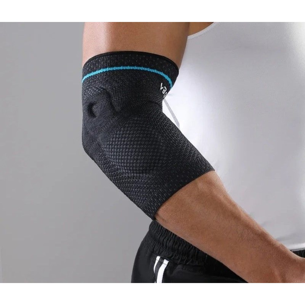 High Performance 3D Knitted Elbow Support With Integrated Gel Protection 0