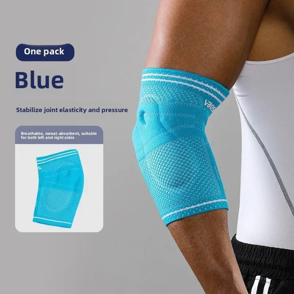 High Performance 3D Knitted Elbow Support With Integrated Gel Protection 8