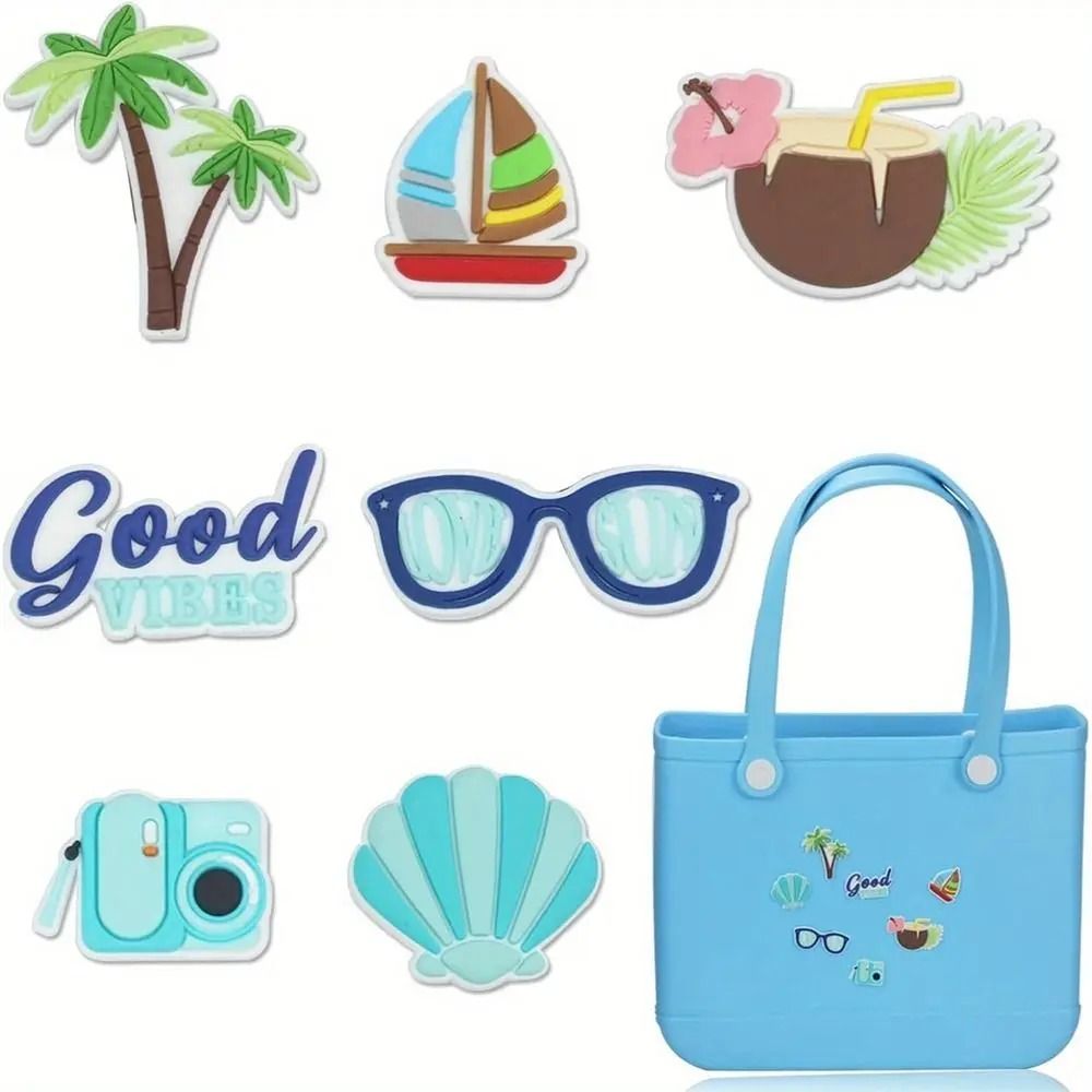 Beach Themed Waterproof Bag Charms 5