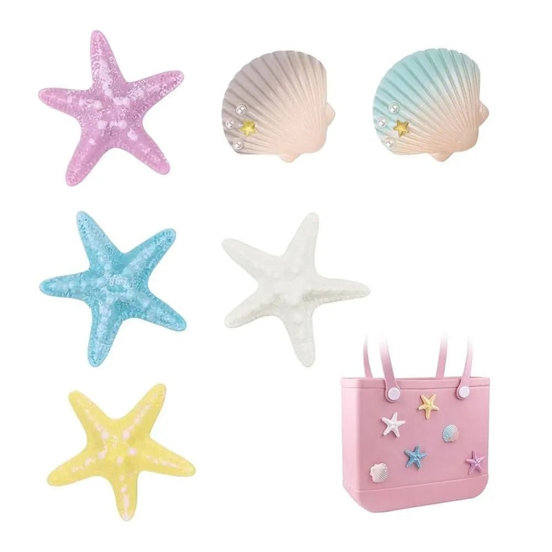 Beach Themed Waterproof Bag Charms 6