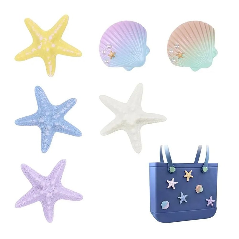 Beach Themed Waterproof Bag Charms 7